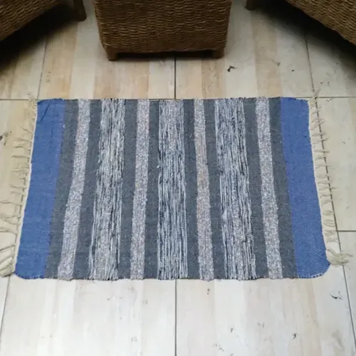 Alfombra 60x90 Cm Hindu Felpudo Recibidor Costado O Pie Cama