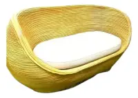 Sillón Ratán Sintético 2 Cuerpos Apto Exterior Importado