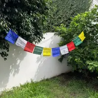 Bandera Banderin 7 Chakras Importado Artesanal India 7 Chakras