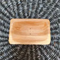 Jaboneras Para Jabones Importada Madera Pushkar Deco Marrón
