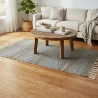 Alfombra 60x90 Cm Hindu Felpudo Recibidor Costado O Pie Cama