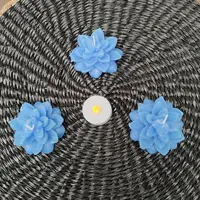 Set X3 Vela Flotante Decorativa Flor Suculenta Ideal Import