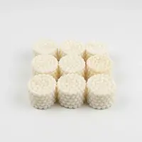 Velon X 9 Cera Vegetal Aromatica Importado 4 Cm Ideal Regalo Blanco Velon Burbuja Berry Kiss