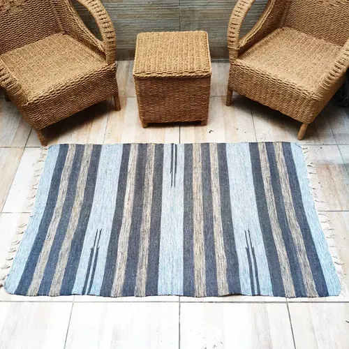 Alfombra Artesanal Premium 90 X 150 Cm Importada De India