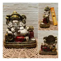 Diosa Ganesha Recostada 25cm Estatuilla Importada Indonesia 