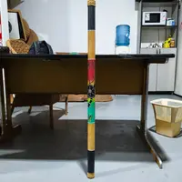 Palo De Lluvia Artesanal Bamboo Importado Indonesia Multicolor Puntillismo