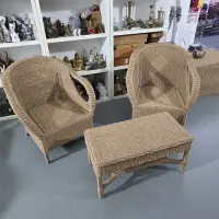 Juego Artesanal  2 Sillones Simples + 1 Mesa Pushkar Tienda