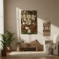 Panel Artesanal Ganesha Indonesia Cuadro Cuadriptico Pushkar Varios