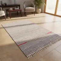 Alfombra Artesanal Premium 90 X 150 Cm Importada De India