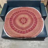 Manta Circular Redonda Hindú 2metros  Mandalas De India!!!