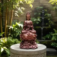 Estatuilla Kwan Yin Traida Indonesia 30 Cm Apto Exterior Zen Óxido