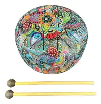 Tambor  Oval  De Lengua Instrumento Artesanal Import. India