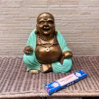 Buda Ottei Apto Exterior Artesanal Hecho En Resina Importado