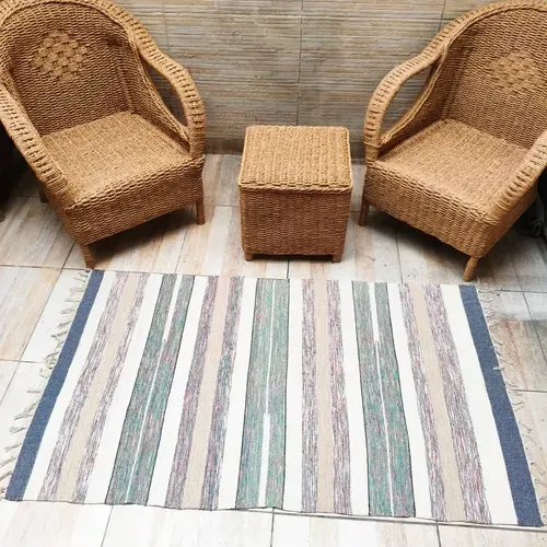 Alfombra Artesanal Premium 90 X 150 Cm Importada De India