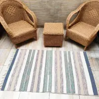 Alfombra Artesanal Premium 90 X 150 Cm Importada De India