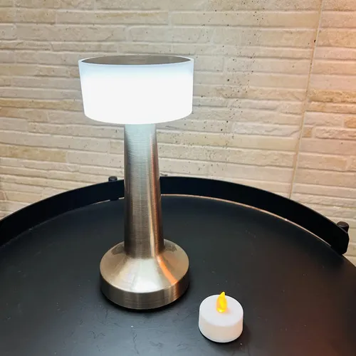 Lámpara Velador Fanal Led Touch Inalámbrica Importado Deco