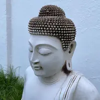 Buda Vitarka Apto Exterior 75 Cm Artesanal Hecho En Resina