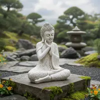 Estatua Buda Del Amor 45cm Resina Apto Exterior Ideal Jardin