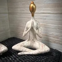 Figura Yoga Decorativa Estatuila Posiciones D Oriente 20 Cm Posicion 2