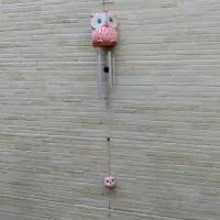 Llamador De Ángel Búho Madera Importado Indonesia
