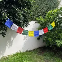 Bandera Banderin 7 Chakras Importado Artesanal India 7 Chakras