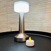 Lámpara Velador Fanal Led Touch Inalámbrica Importado Deco