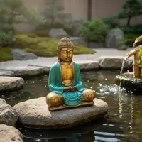 Buda Meditando 30 Cm Estatua Original Importada Oriente 