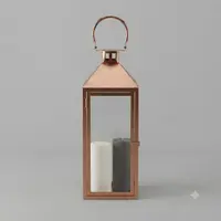 Fanal De India Grande Envio Gratis Importados Porta Vela Cobre