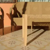 Sillon Artesanal De 3 Cuerpos Apto Galeria De Kraft Y Caña Marrón Claro Brodery