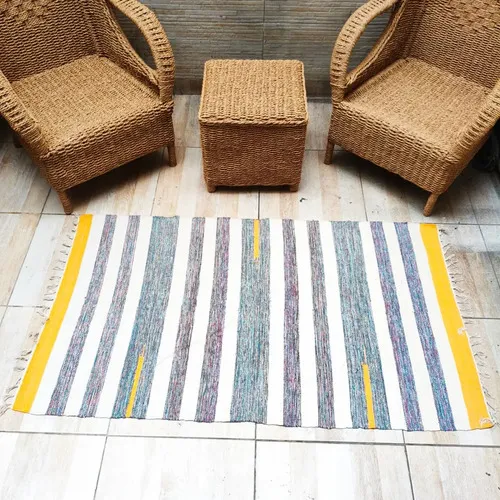 Alfombra Artesanal Premium 90 X 150 Cm Importada De India