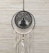 Colgante Tira Campana Llamador De Angeles Metal Pushkar