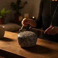 Tambor  Oval  De Lengua Instrumento Artesanal Import. India