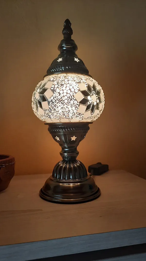 Foto de un comprador: Lámpara Velador Turco Venecitas Importado Decoracion Pushkar