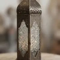Fanales Hindúes Portavela Producto Importado D India Pushkar Negro