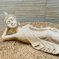 Estatuilla Buda Acostado 36 Cm Resina De India Envio Gratis