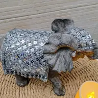 Elefante Abundancia Hindú Decorativo Jardín C Fantasías Ext Gris Oscuro