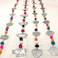Juego X 4 Móviles Colgantes Chapa Importados India Cortinas