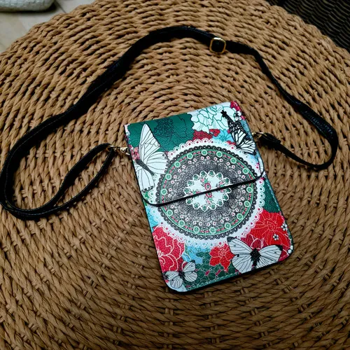Cartera Sobre Estampada De Mano Hindu Importado Pushkar
