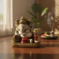 Diosa Ganesha Recostada 25cm Estatuilla Importada Indonesia 