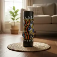 Trueno Instrumento Artesanal Oriente 30cm Importad Indonesia Negro
