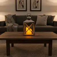 Farol Fanal Importado India Plateado Tendencia Zen Oriente Plateado