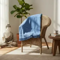 Manta Rustica Colcha Artesanal Cama O Sillon Pushkar Tienda