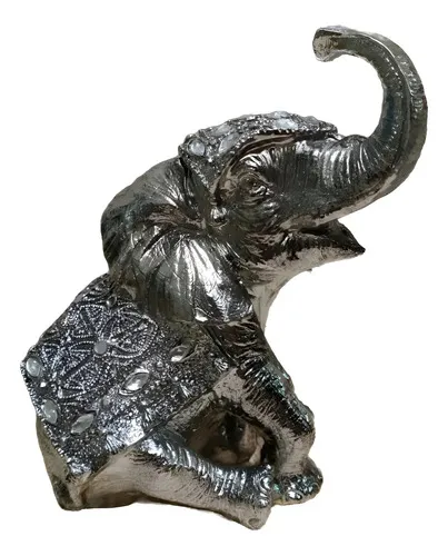Elefante Abundancia Artesanal 20 Cm Importado Resina