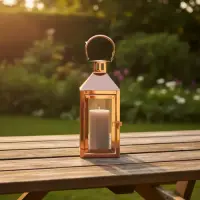 Fanal De India Envio Gratis Importados Porta Vela Cobre