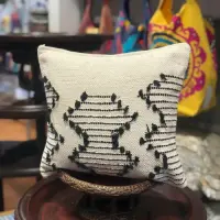 Juego X2 Fundas De Almohadón De Algodón 45 X 45 Cm De India