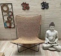 Sillon Individual Seagrass Importado D Indonesia Pieza Unica N/a Marrón