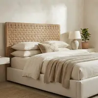 Respaldo Zen Artesanal Kraft-madera 105cm (hacemos A Medida) Marrón