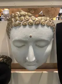 Mascara Cara Buda Aplique Cuadro En Resina Pushkar Tienda