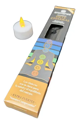 Sahumerio 7 Chakras Varillas Tibetano Larga Duración 7 Chakras