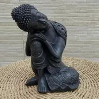 Estatuillas De India Buda 23 Cm Alto Resina Importado Deidad